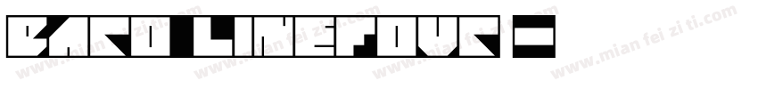 Baro LineFour字体字体转换
